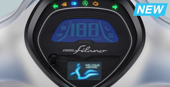 Grand Filano Digital Speedometer With Sub TFT Display